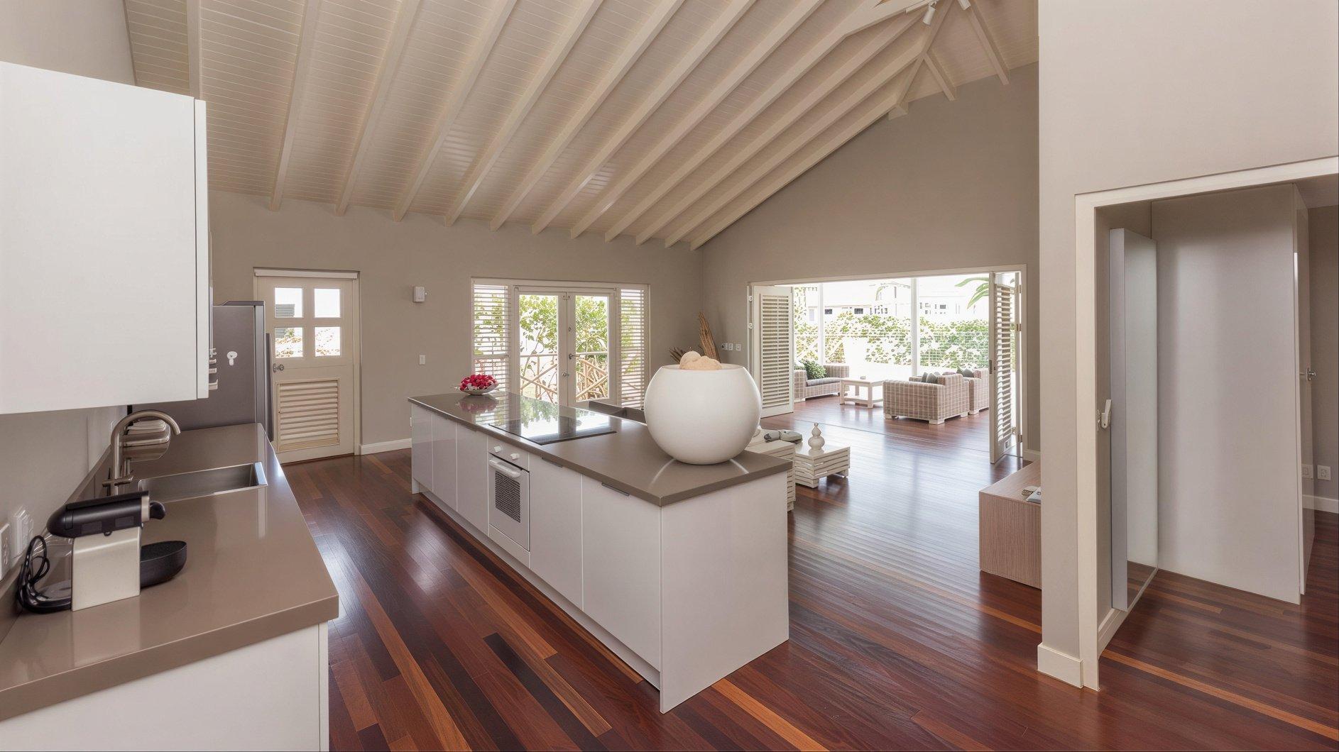 Keuken en woonkamer open plan